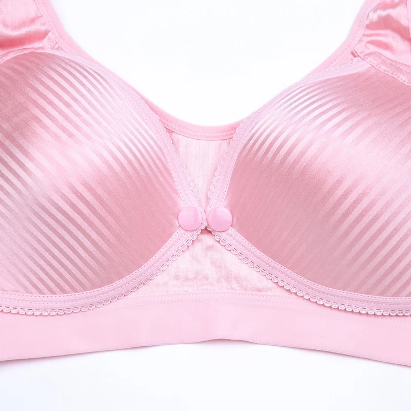 Fashion maternity bras Pregnant Woman Nursing bras Underwear Anti-sag Gather Front Button Breastfeeding Maternity Bra