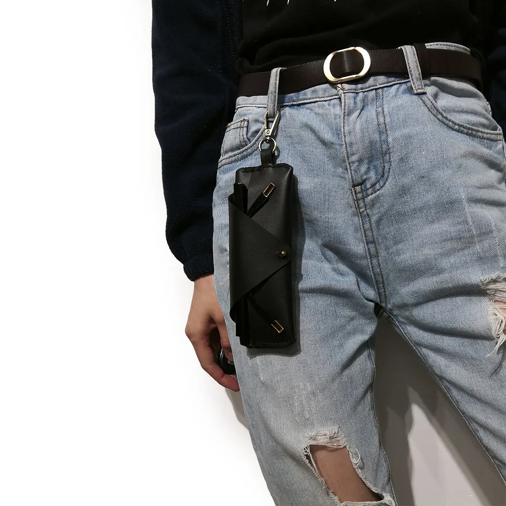 Lukegear натуральная кожа очки упаковка Рождественский подарок винтажные очки Чехол ручной работы ретро солнцезащитные очки Сумки