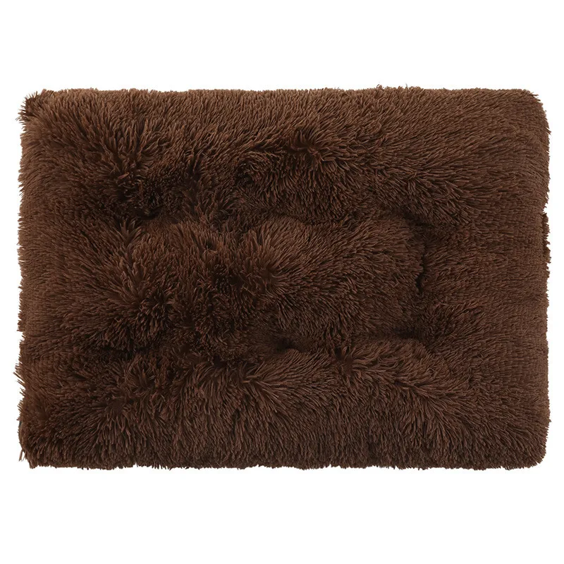 Bed Long Plush Calming Anti-Slip Pet - PeticaDeals