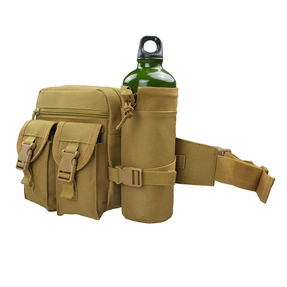 Оксфорд 900D водонепроницаемый тактическая сумка Открытый Molle многофункциональный чехол военный пояс чайник сумка Охота поясная сумка аксессуары