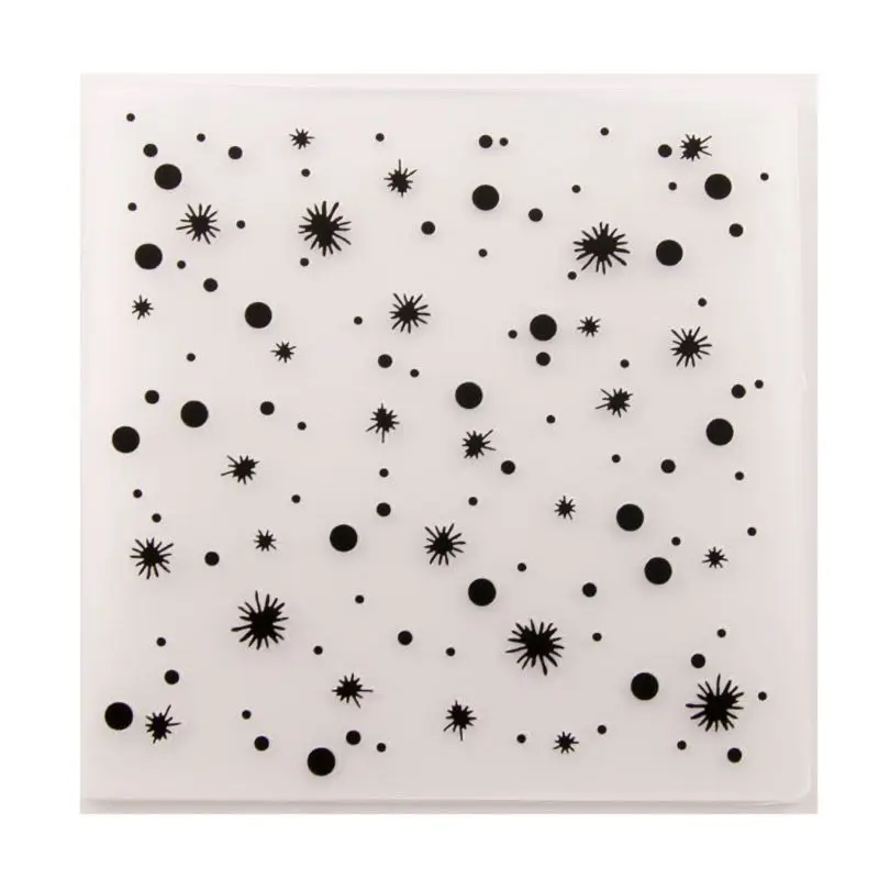 

Dot Plastic Embossing Folder Template DIY Scrapbook Photo Album Card Making Decoration Crafts