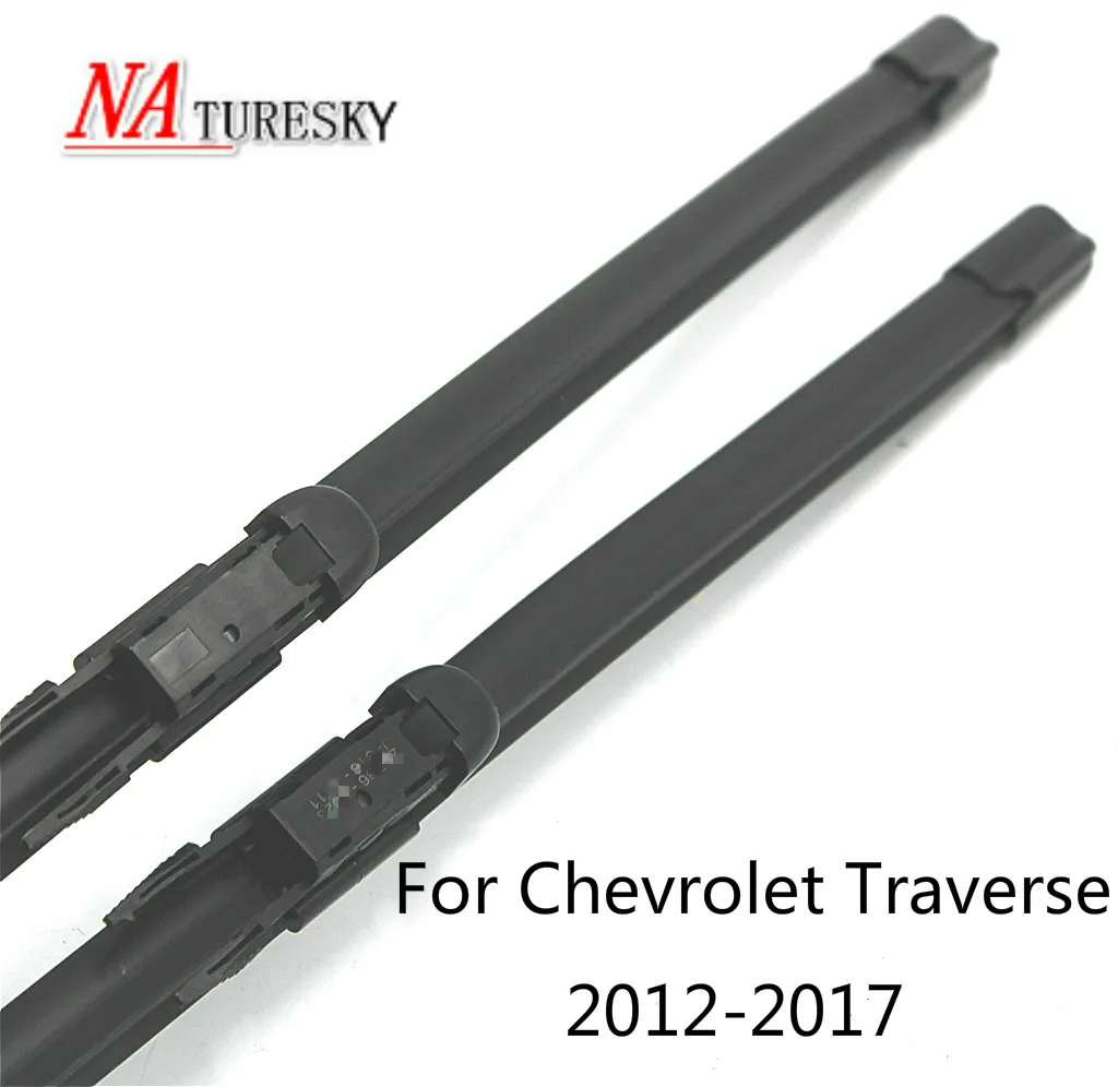 2012 - 2017 NATURESKY щетки стеклоочистителя для Chevrolet Traverse 2" и 21" подходят кнопочные ручки/Fit Pinch Tab Arms 2009 - Цвет: 2012 - 2017