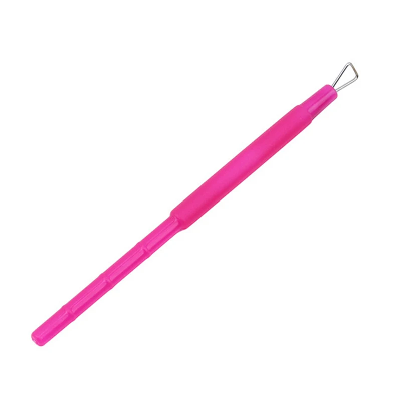 1PC Stick Rod Nail Gel Polish Cuticle Pusher Pro Plastic Rose Handle Remover Manicure Care Tools