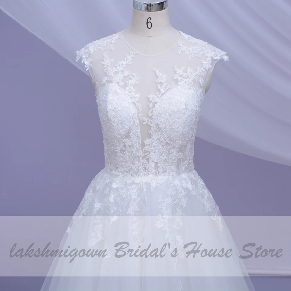 Lakshmigown богемное свадебное платье Vestidos Novias Boda принцесса свадебные платья кружевные аппликации трапециевидные Свадебные платья из фатина