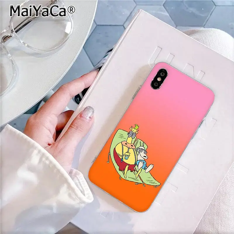A2 MaiYaCa RUGRATS Rocko medins life dog Прозрачный чехол для телефона Apple iphone 11 pro 8 7 66S Plus X XS MAX 5S SE XR - Цвет: A2
