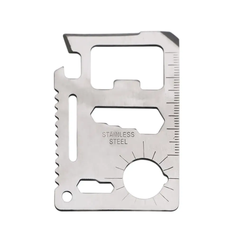 2 pcs Outdoor Multifunction Credit Card Knife Survival Camping Hunting Tactical Knife Utility Hand Tools Pocket Multitool Card