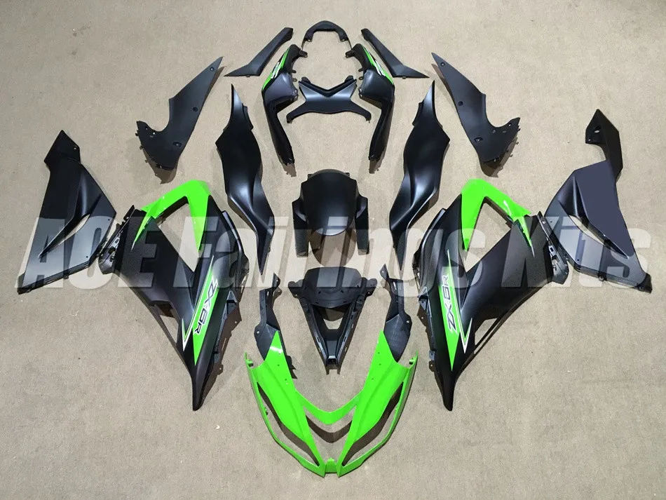 Набор для противоблокировочной тормозной системы для Kawasaki ZX6R 2013 Мотоцикл Обтекатели ZX-6R ниндзя 636 599 кузова комплекты черного и зеленого цвета