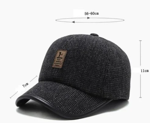 Hats for men in autumn and winter wear a variety of fashion ear-protecting woolly hats for windproof and warm outdoor cycling ba