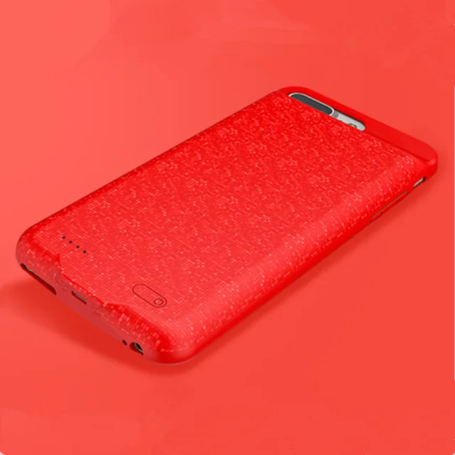 Чехол для аккумулятора 2800/3600 мАч для iPhone X, 8, 7, 6, 6 S, чехол для зарядного устройства, портативное зарядное устройство для iPhone X, чехол - Цвет: Red For 6P 7P 8P