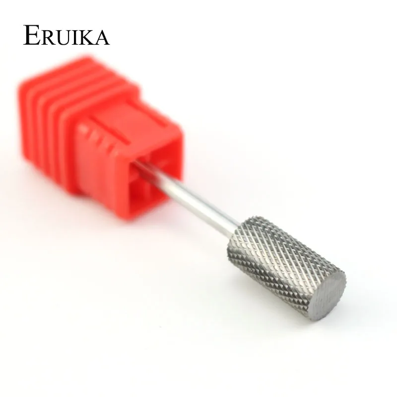 ERUIKA 1 шт. твердосплавные фрезы для ногтей, фрезы для маникюра, пилочки для ногтей, аксессуары для электрической машины, инструменты для удаления геля