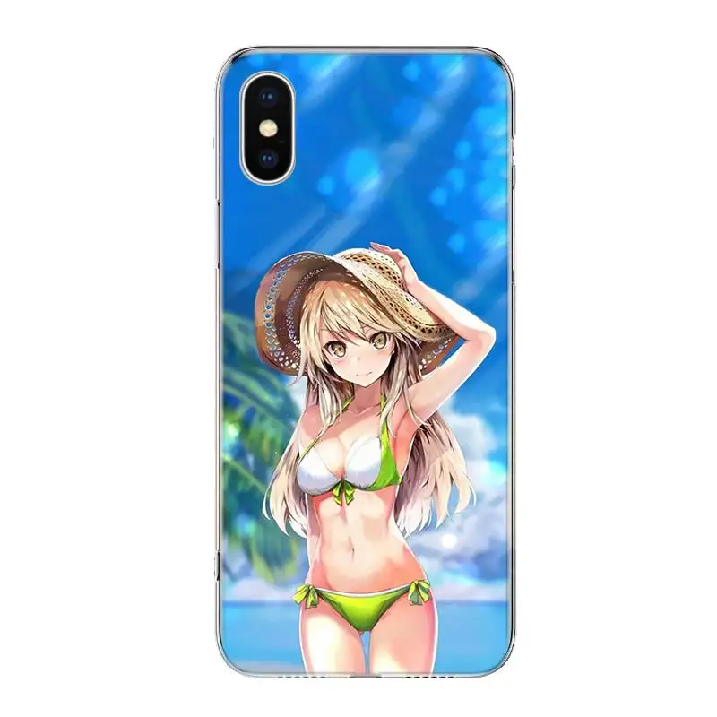 Чехол для телефона с сексуальным Аниме Бикини девушкой Iphone 12 Mini Pro 11 7 8 6 6S Plus + X XS MAX
