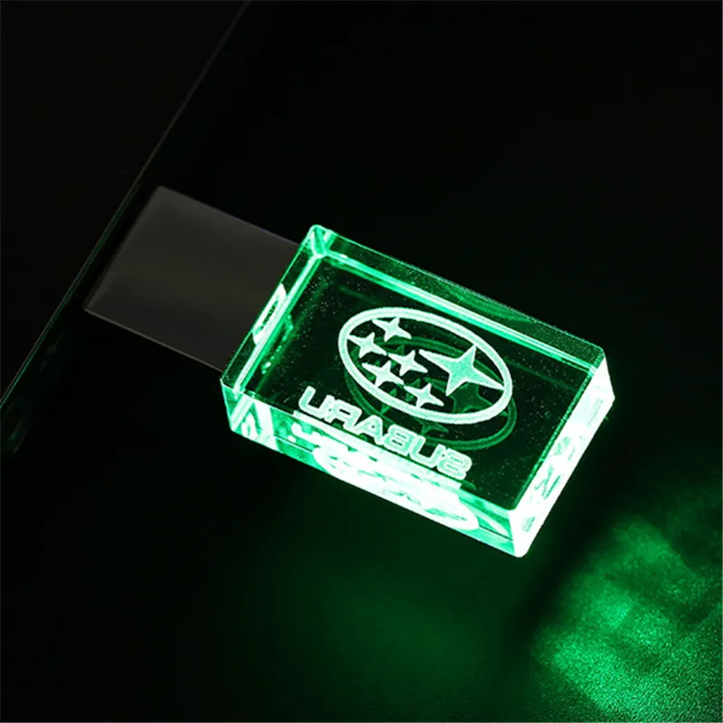 Green JASTER sabaru kristal+ metalen USB флеш-накопитель 4 ГБ 8 ГБ 16 ГБ 32 ГБ 64 ГБ 128 Гб внешний Opslag карта памяти u диск - Цвет: Green