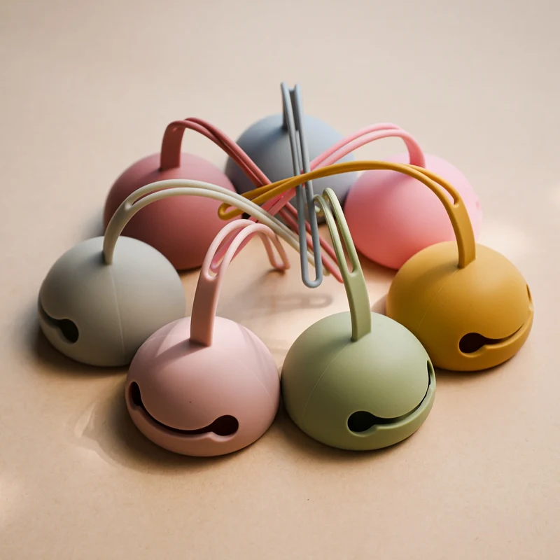 1pc Soft Silicone Storage Pacifier Holder for Babies Portable Nipple Case Food Grade Baby Accessories New Born Baby Goods Gift 2