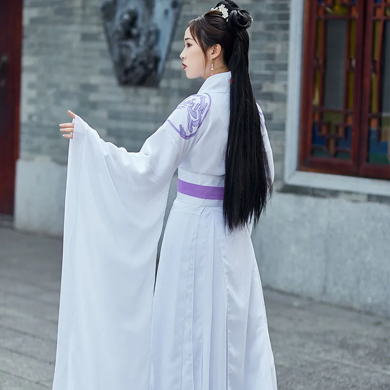 Сериал Mo Dao Zu Shi The Untamed Jiang Yanli Косплей Костюм Костюмы древний Китай Hanfu для женщин Рождество Необычные Вечерние