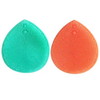 

2pcs Silicone Handhold Cleaning Brush Creative Face Cleansing Brush Multifunction Face Cleansing Tool Random Color