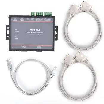 

HF-5122 Dual Serial Port to Ethernet RS232 / RS485 / RS422 Serial Server 5 - 36VDC Dual Serial to Ethernet