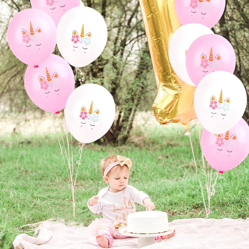 Huiran Единорог воздушный шар «С Днем Рождения» Единорог День Рождения Декор детские праздничные шарики с единорогом воздушный шар из фольги гигантский Balony