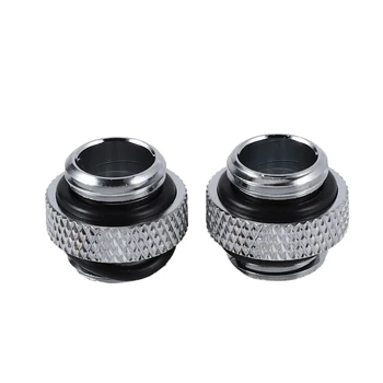 

2Pcs G1/4 Mini External Thread Male To Male Water Cooling Rotary Fitting Adapter Water Cooling Connector Radiator Components Sil