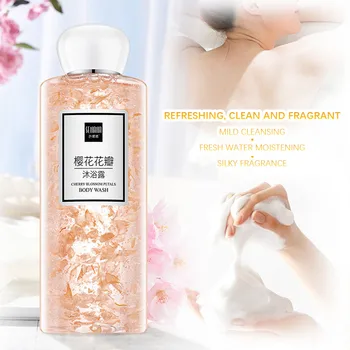

Shower Gel 250ml Female Body Wash Lotion Bath Cherry Blossom Essence Male Skin Care Whitening Moisturizing Nourishing Fragrant