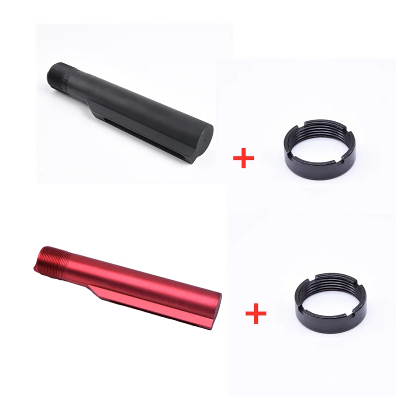 

Mil-Spec buffer tube with castle nut