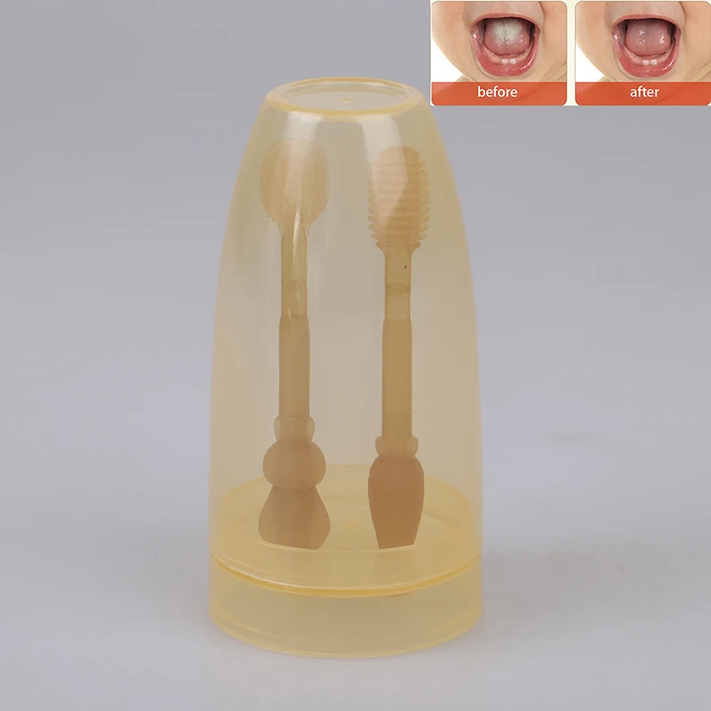 Silicone Infant Breast Toothbrush 0-1.5 Years Old Newborn Baby Tongue Oral Clean dental supplies touth brush