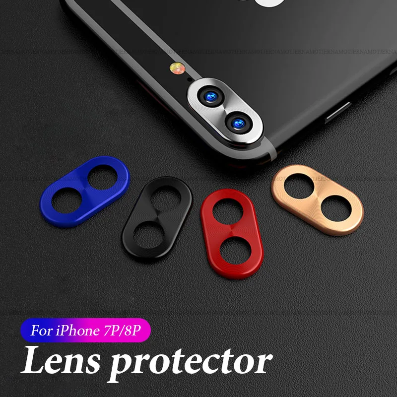 

For iPhone 7 8 Plus Camera Lens Protective Cover iPhone7 iPhone8 Plus Metal Camera Lens Screen Protector For iPhone 7Plus 8Plus