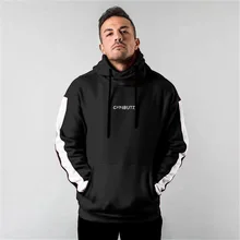 Новинка, зимние куртки для бега, мужская толстовка с длинным рукавом, толстовка с капюшоном, спортивная верхняя одежда, блузка