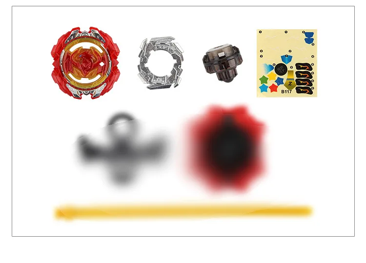 В настоящее время лопнутый гироскоп игрушка Beyblade битва Спиннер ультра-Z серии B66-113-117-120 с фабрики