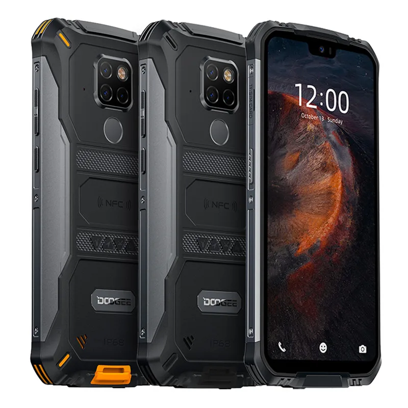 IP68 Водонепроницаемый DOOGEE S68 Pro прочный телефон Helio P70 Восьмиядерный 6 ГБ 128 Гб Беспроводная зарядка NFC 6300 мАч 12V2A зарядка 5,9 дюймов FHD