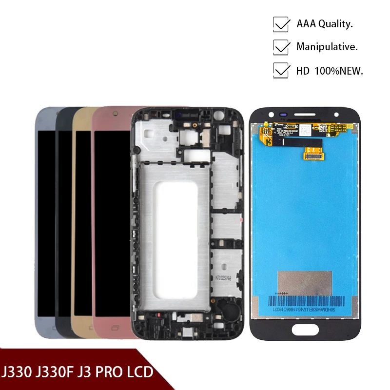 LCD Display For Samsung Galaxy J3 2017 J330 J330F Phone Touch Screen Digitizer Assembly Pro Replacement | Компьютеры и офис