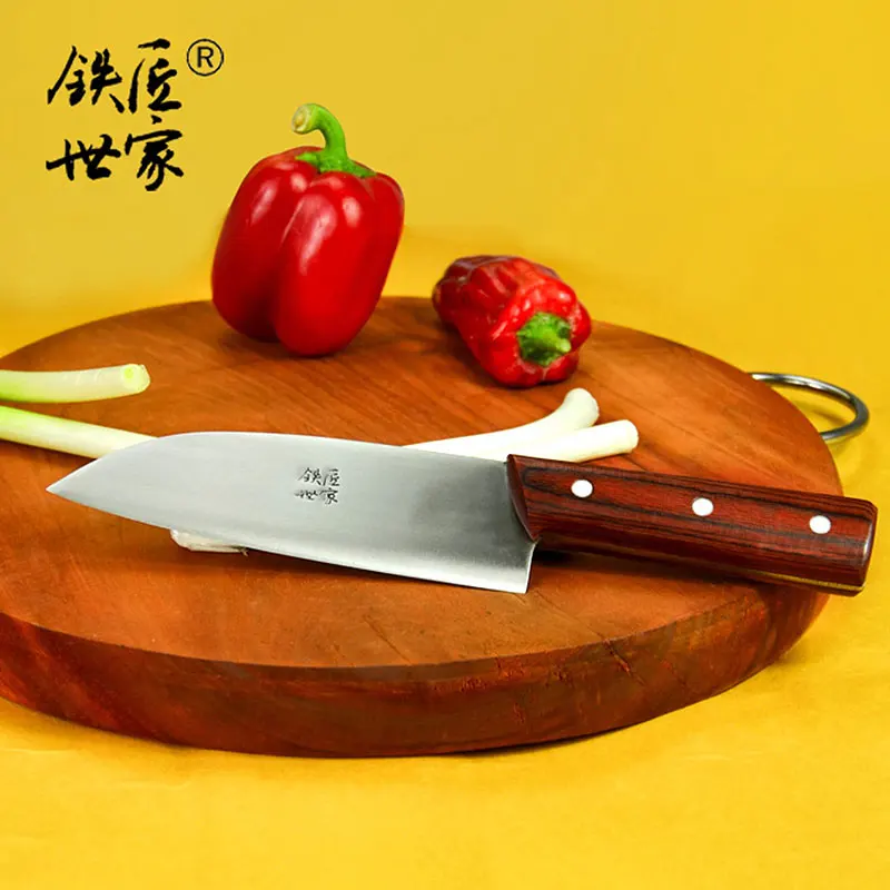 Ручной работы кухонный нож шеф-повара из нержавеющей стали китайский мясницкий нож Овощной Фруктовый Хлеб мясо кухонные ножи нож кухонный