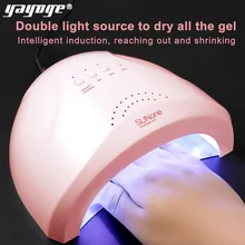 YAYOGE 24/48 Вт Сушилка для ногтей Гель-лак для ногтей со светодиодной подсветкой из 30 beeds Ламповые ленты для маникюрного геля для ногтей, лампа для сушки лампа для гель покрытые лаком ногти