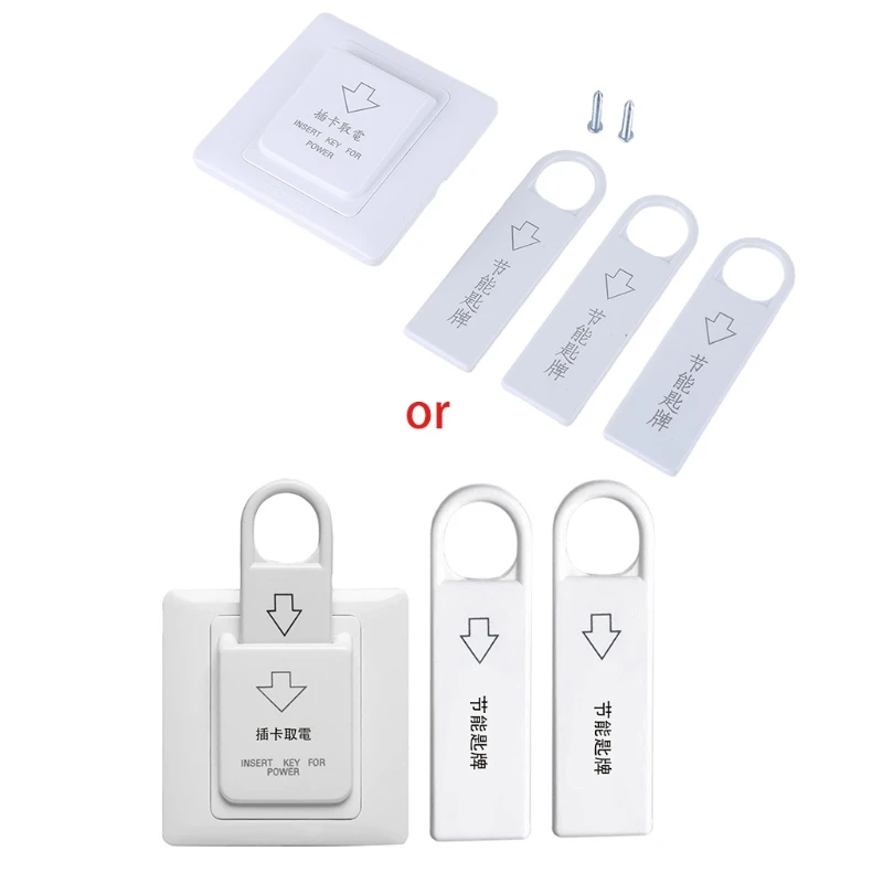 Type 86 Plug in Magnetic Card Switch for Energy-saving Insert Key with 3 Cards Office Building Hotel Apartment My06 21 | Обустройство