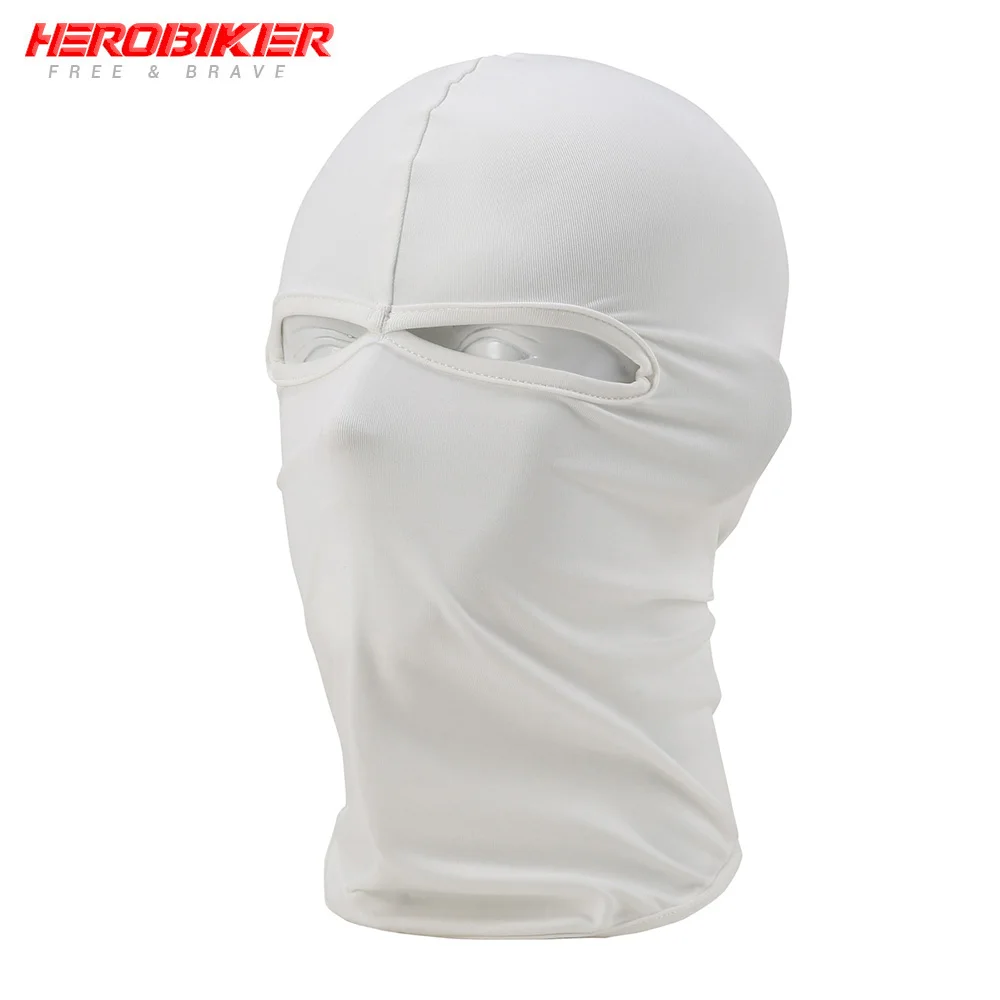 HEROBIKER мотоциклетная маска для лица унисекс летняя дышащая Балаклава мото маска мотоциклетная Лыжная Пейнтбольная тактическая маска для лица с капюшоном - Цвет: BT 04