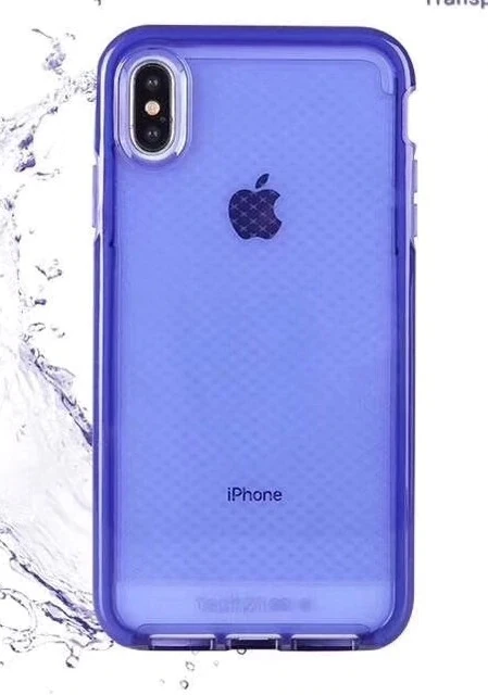 20PCS/LOT Drop Protection Case for Apple iPhone XR Evo Check TPU+D3O cover with retail package for iphone XS MAX CASES - Цвет: Purple