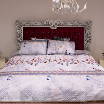 

Rural Small Floral Series Bedding Scattered Printed Bedding US Size Three-piece Set