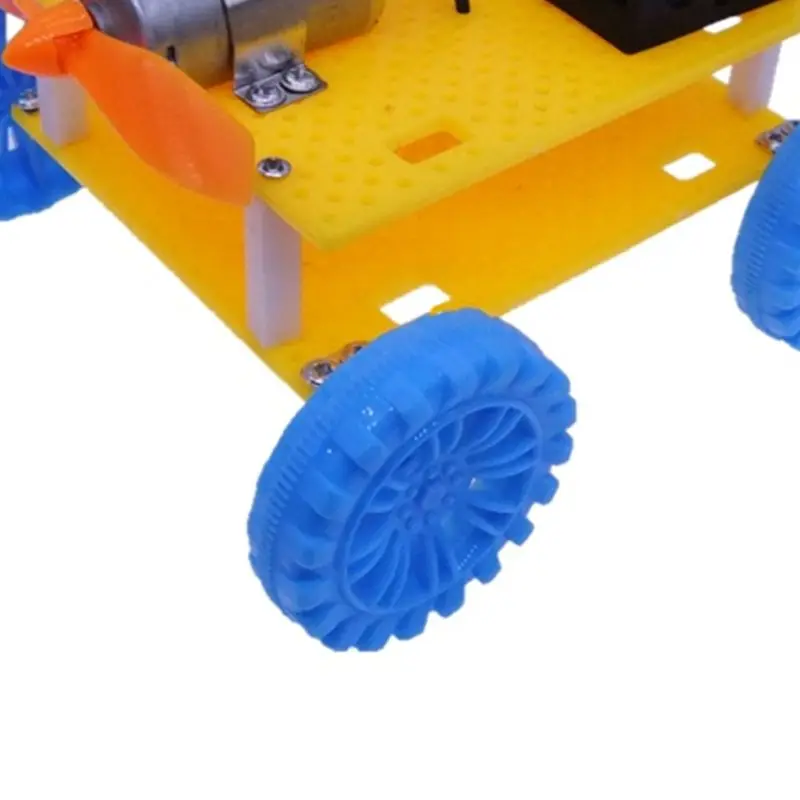 Креативный DIY сборный мини-вентилятор, ветряная модель автомобиля, научный эксперимент, детские развивающие игрушки E65D