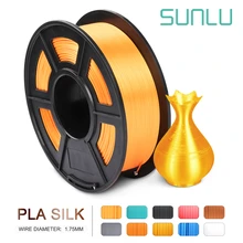 PLA нити шелк Оранжевый 1 кг 2,2 фунтов 1,75 мм в рулоне 3d принтер Filamet DIY для 3D печати заправки