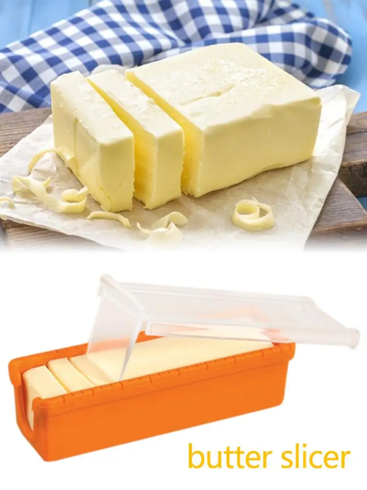 Нож для резки масла Коробка для хранения DIY инструмент для выпечки хлеба контейнер для сыра Масла Кухонные принадлежности Многофункциональный аксессуар