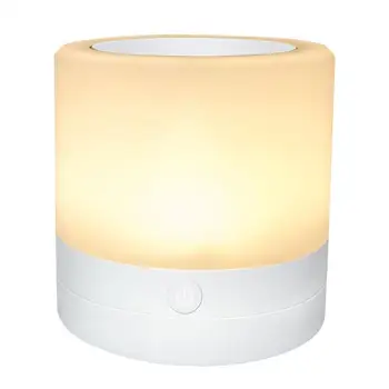 

USB Rechargeble Led Touch Night Light Innovative RGB Nightlight Table Bedside Nursing Lamp Night Lamp Home Decoration