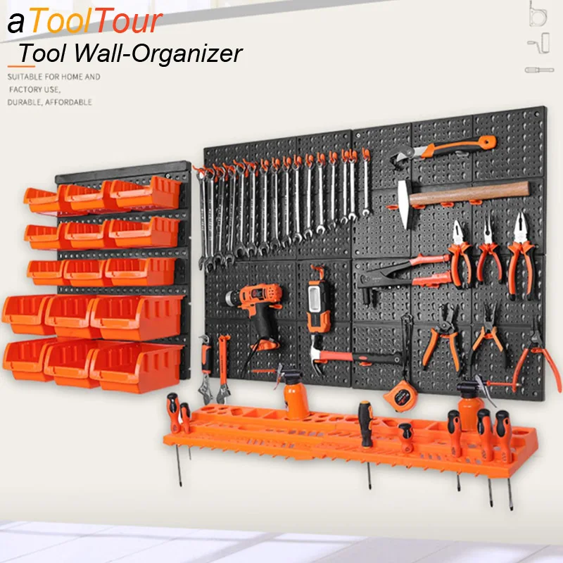 壁に取り付けられたツールホルダー,取り付けられたハードウェア,引き出しペンチ,ガレージ収納ボックス,ワークショップ AliExpress