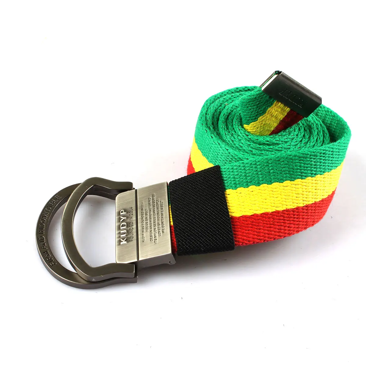 Rasta Jamaican RGY Canvas Belt with Styilish Buckle bulliant belt