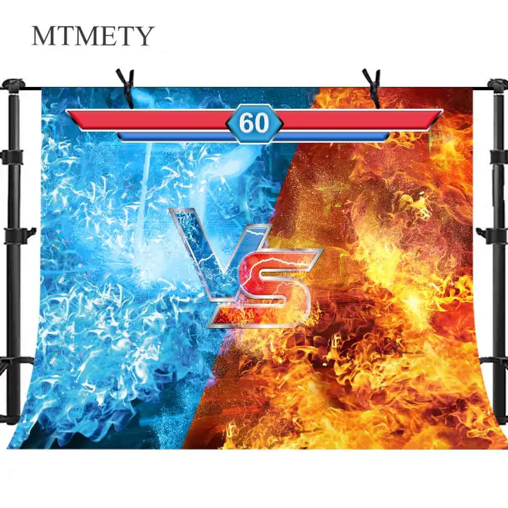 Фотофон MTMETY VS PK с синим красным огнем 60 секунд для детей и взрослых вечерние