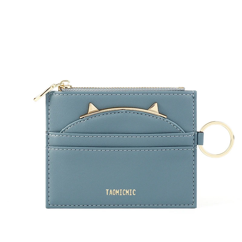 New Fashion Pu Leather Coin Purse Women Small Wallet Change Purses Money Bag Zipper Card Holder Dollar Wallets