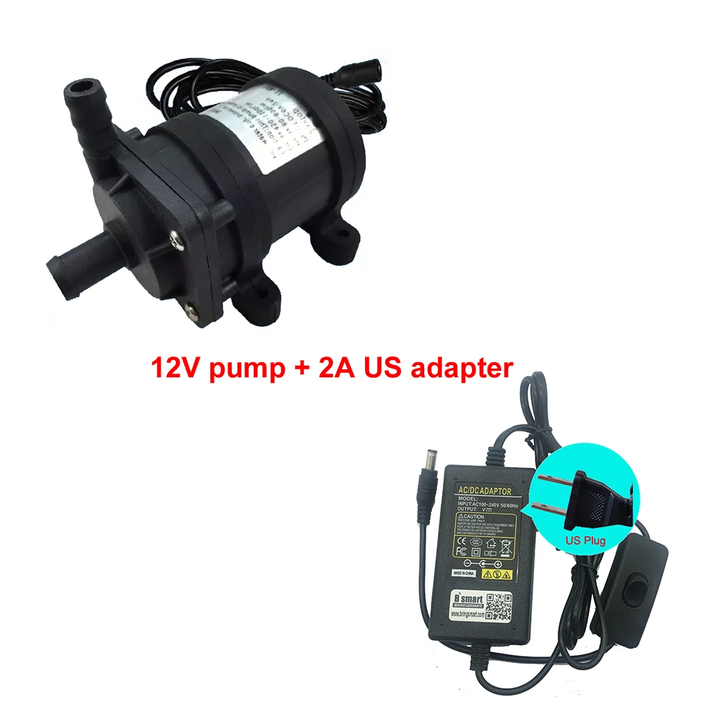 SR800EX фонтан циркуляционный насос для воды 12V 24V бытовой цикл 300-650L/H DC Бесщеточный насос 4,2-9 м низкий уровень Давление