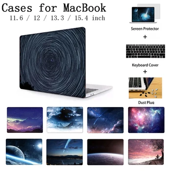 

For Apple MacBook Air Pro Retina 11 12 15 A1466 Shell For MacBook 13.3 Inch With Touch Bar Keyboard Cover Laptop Notebook Case