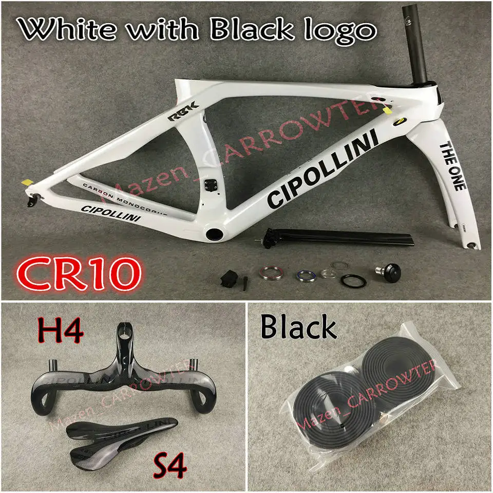 Package 3 Черный логотип Белый 3 к MCipollini RB1K THE ONE карбоновые рамы, седло для бутылки, клетки 50 мм углеродный комплект колес Novatec A271 ступицы - Цвет: Package 3