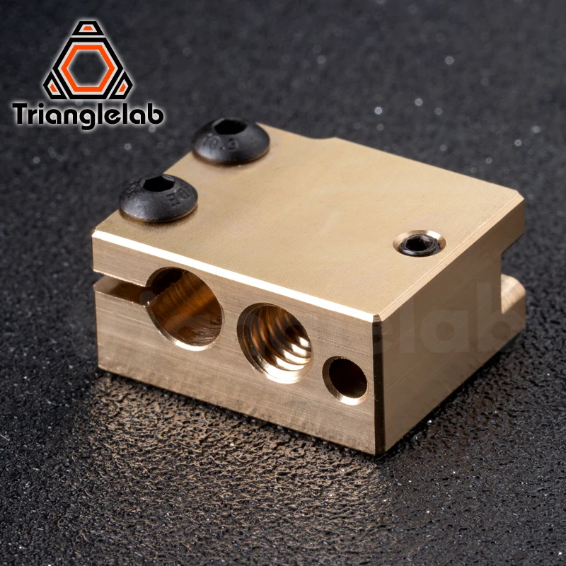 Trianglelab Высокая Температура H59 латунь нагревательный блок Volcano для E3D HOTEND