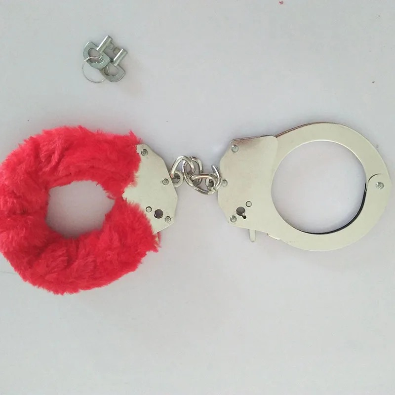 Сексуальная помощь металлические плюшевые наручники Footcuff альтернатива пары сексуальная игрушка сексуальные наручники для взрослых Продукты