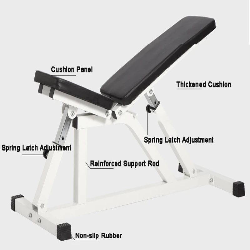 運動用調整可能なウェイトベンチ、ホームジム設備、ベンチプレス